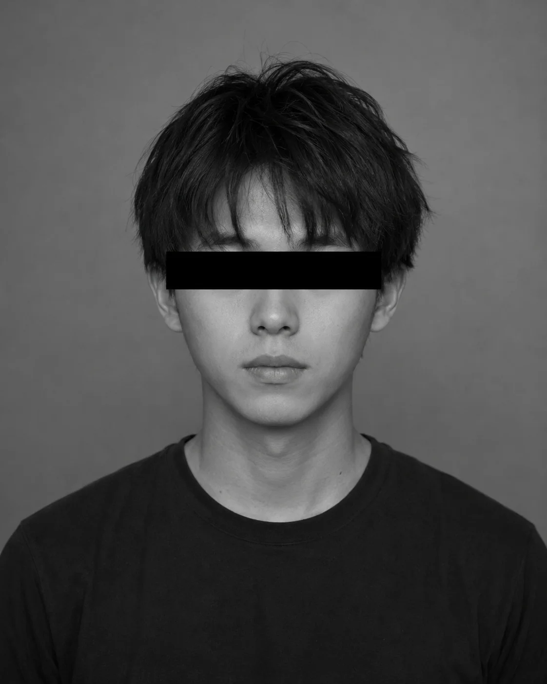 記録された人物写真